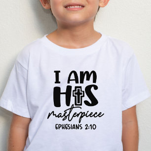 Jag är hans mästerverk Ephesian 2:10 Kid T-Shirt