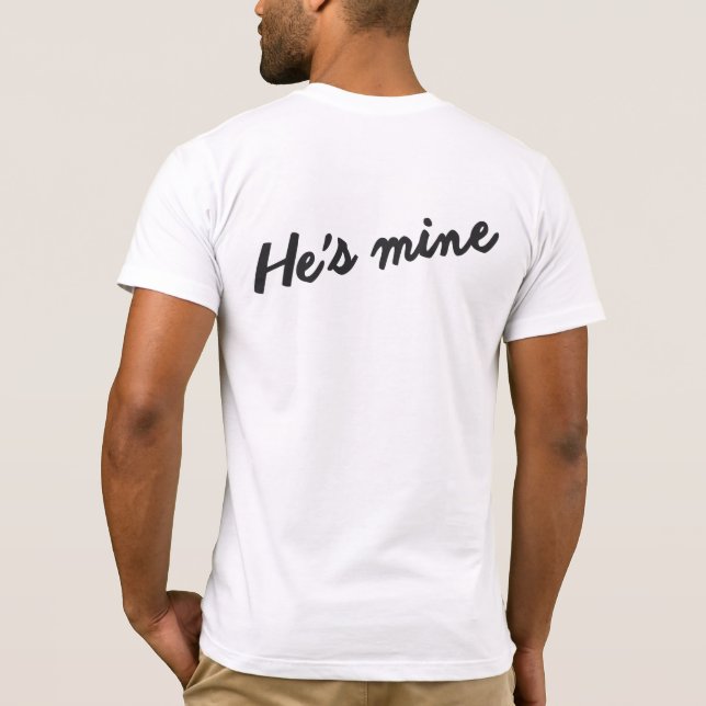 JAG ÄR HANS MINA GAY MARRIAGE PAR SHIRT TRÖJA (Baksida)