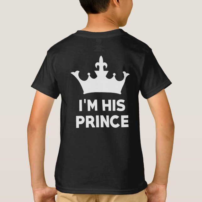 Jag är hans prins t shirt (Baksida)
