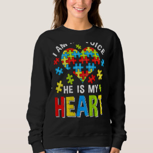 Jag är hans röst, han är min hjärteautism. t shirt