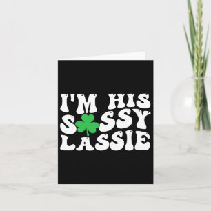 Jag är Hans Sy Ljuger St patricks day Par Matching Kort