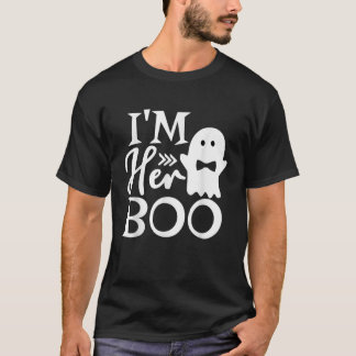 Jag är hans Witch... hennes BOO matchar par Hallow T Shirt