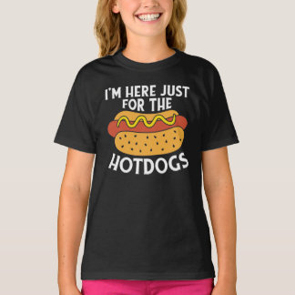 Jag är här bara för hotellhundarna t shirt