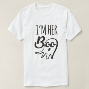 Jag är här Boo Söt Rolig Halloween Spöke T-Shirt
