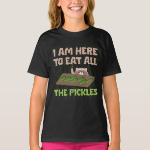 jag är här för att äta alla inlagda gurkor Tvättbj T Shirt