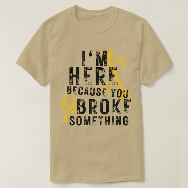 Jag är här för att du Fattiga nåt 31 T Shirt (Design framsida)