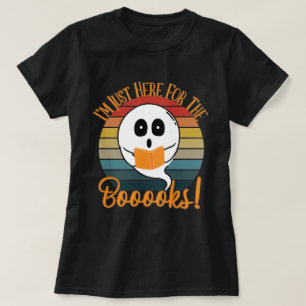 Jag är här för Bokar Ghost Bokar Halloween T Shirt