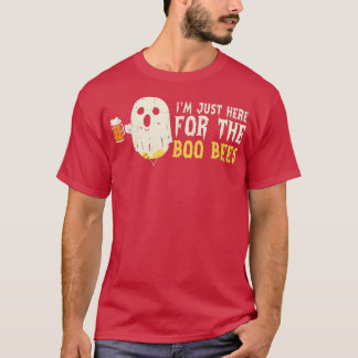 Jag är här för Boo Bees Funny Beer Hallowee T Shirt