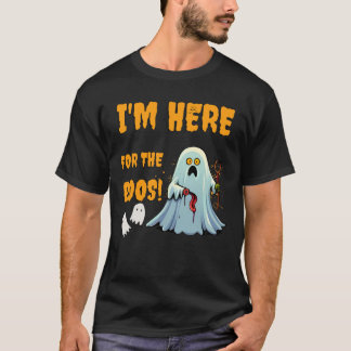 Jag är här för boon! - Funny Halloween T Shirt