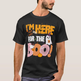 Jag är här för boon! - Halloween Ghost Playful T Shirt