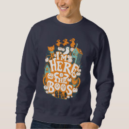 Jag är här för boon lång ärmad tröja
