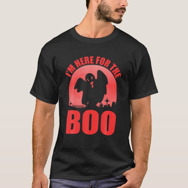 Jag är här för boon t shirt (Framsida)