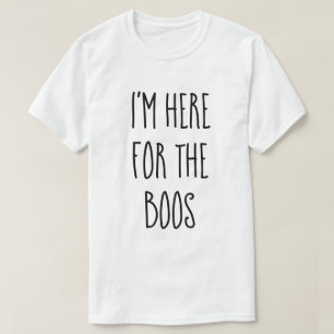 "Jag är här för boon", underbara Halloween T-shirt