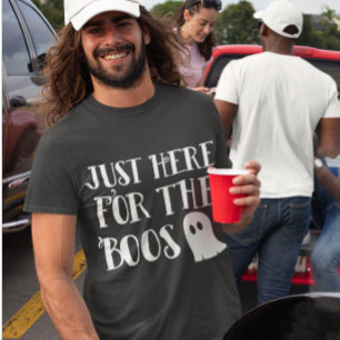 Jag är här för Boos Cute Funny Halloween Tee