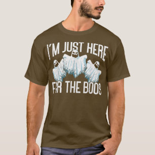 Jag är här för Boos Funny Ghost Halloween T Shirt