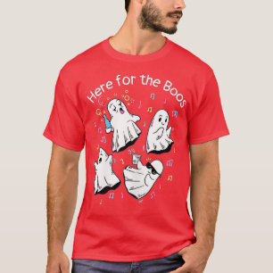 Jag är här för Boos Funny Halloween Ghost C T Shirt