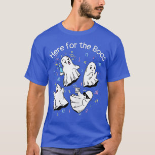 Jag är här för Boos Funny Halloween Ghost Cu T Shirt
