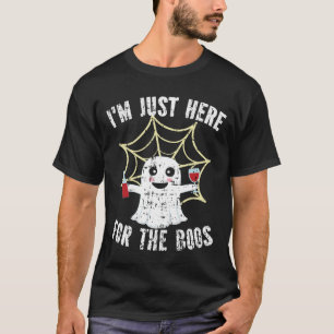 Jag är här för Boos Funny Halloween Ghost T Shirt
