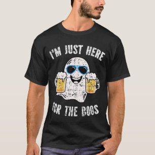 Jag är här för Boos Funny Halloween Ghost T Shirt