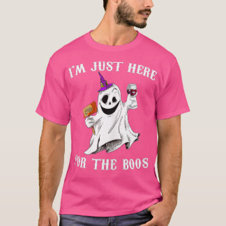 Jag är här för Boos Funny Halloween Ghost T Shirt