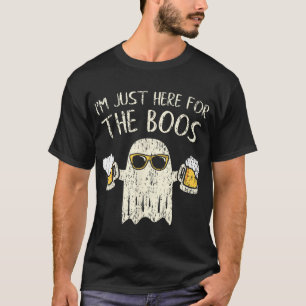 Jag är här för Boos Gift Halloween Ghost. T Shirt