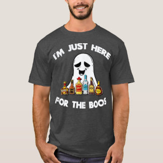 Jag är här för Boos Halloween-drycken öl T Shirt