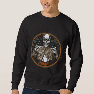 Jag är här för Boos - Halloween Lång Ärmad Tröja