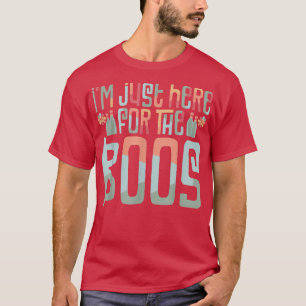 Jag är här för Boos Halloween Women Ghost C T Shirt