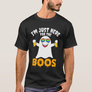 Jag är här för Boos Lbgt-Pridet Flagga Hallowed T Shirt