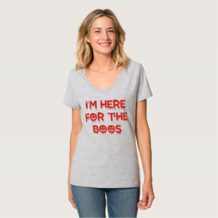 Jag är här för BOOS (röd version) T Shirt