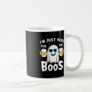 Jag är här för Boos Roligt Halloween Beer Kärlek Kaffemugg