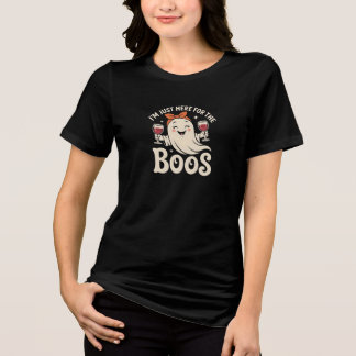 "Jag är här för Boos" T-Shirt