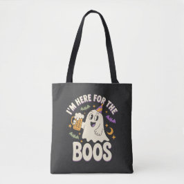 Jag är här för Buorna Rolig Halloween Tygkasse