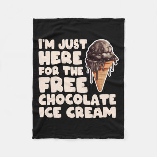 Jag är här för chokladglasskryssningstrippen fleecefilt