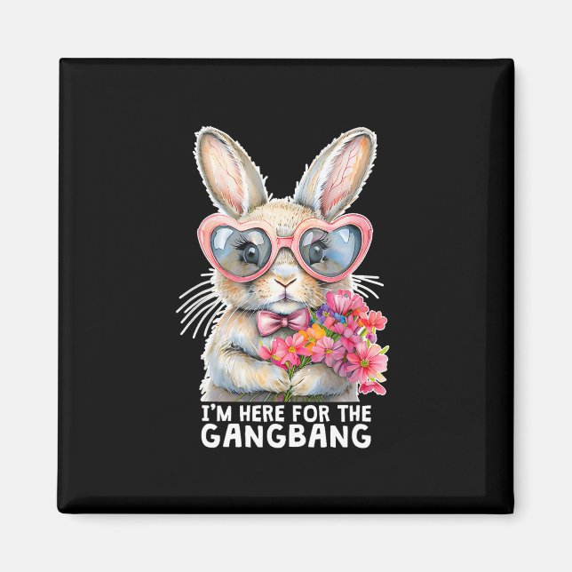 Jag är här för den konstiga Påsk Magnet (Framsidan)