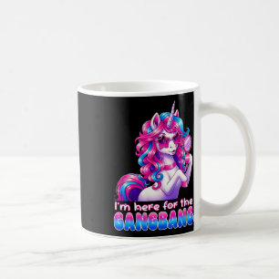 Jag är här för det roliga olämpliga gangng-humorn kaffemugg