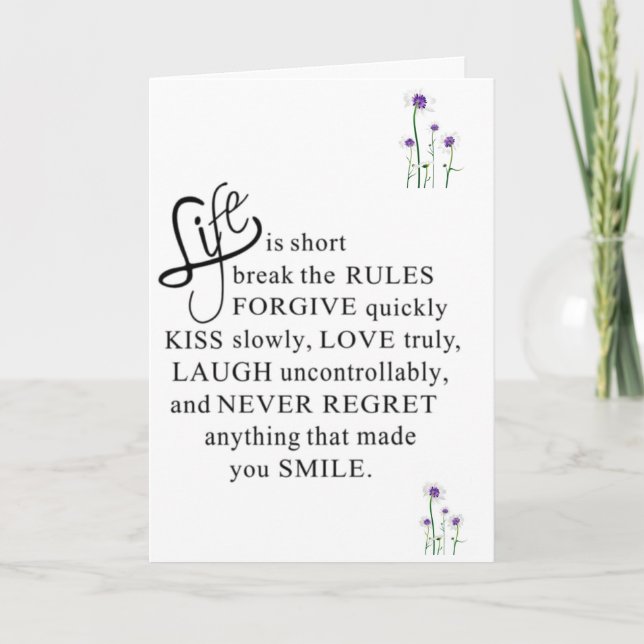 JAG ÄR "HÄR FÖR DIG" I DIN SVÅRA STUND KORT (Framsida)