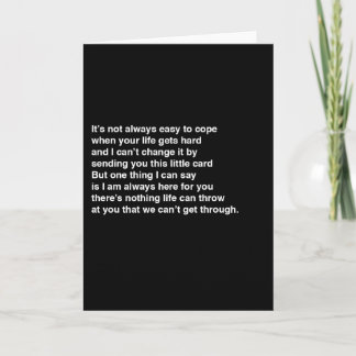 Jag är här för dig kort