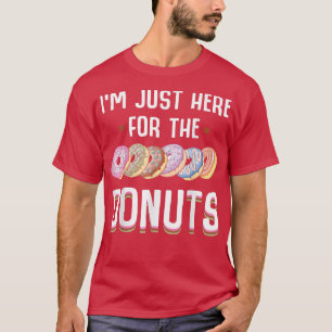 Jag är här för Donuts Coola Donut Sprinkles L. T Shirt