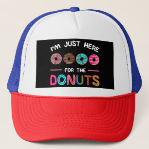 Jag är här för Donuts Doughnut Dough Sweet Keps