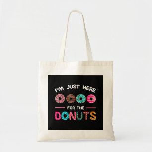 Jag är här för Donuts Doughnut Dough Sweet Tygkasse