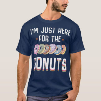 Jag är här för Donuts Tshirt Cute Donut Lov T Shirt