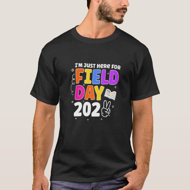 Jag är här för Fält-dagen 2022-Fält-dagen T Shirt (Framsida)