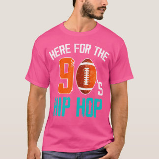 Jag är här för fotboll i Hip hop 90 T Shirt