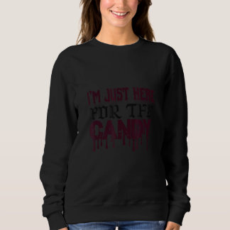 Jag är här för godiset, det riktiga Lycklig Hallow T Shirt