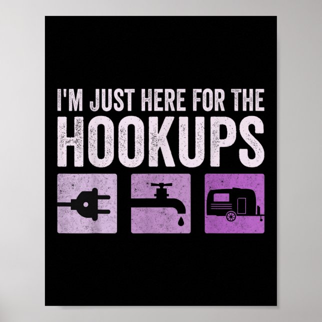 Jag är här för Hookups-slumpen Rv-kameran. Poster (Framsidan)