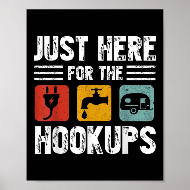 Jag är här för Hookups-slumpen Rv-kameran. Poster (Framsidan)