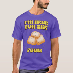 Jag är här för maten! Mardi Gras Beignets Shirt T