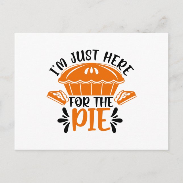 Jag är här för Paj Vykort (Framsida)