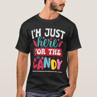 Jag är här för Roligten Julhallowee. T Shirt